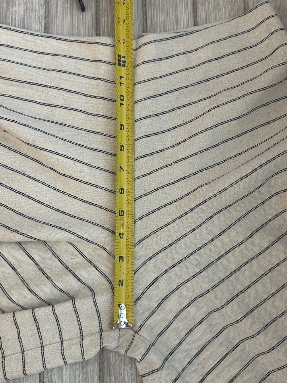 Corey Lynn Calter NWT Linen Blend Stripe Wide Leg Palazzo Pants Coastal Boho Med - Picture 14 of 14